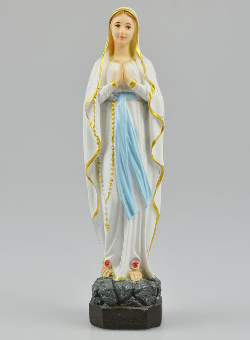 Statue Notre Dame de Lourdes - 20 cm (pic 2)
