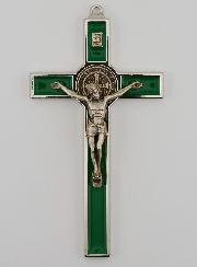 Croix de Saint Benoit - Métal Vert