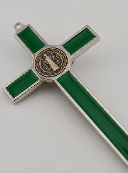Croix de Saint Benoit - Métal Vert