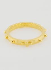 Bague Religieuse Dizainier Dorée - Taille 54