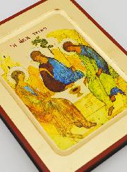 Icône Byzantine Sainte Trinité de Roublev - 17 cm