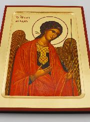 Icône Byzantine Grecque Saint Michel Archange - 22 cm