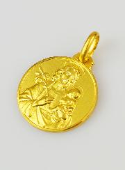 Médaille Saint Joseph en Plaqué Or - 16 mm