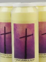 Lot de 3 Bougies de Neuvaine Prière pour les Défunts - Toussaint
