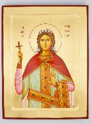 Icône Byzantine Sainte Kaliopée - 30 cm