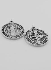 Médaille de Saint Benoît en Métal - 3.6 cm