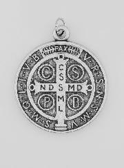 Médaille de Saint Benoît en Métal - 3.6 cm