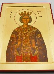 Icône Byzantine Sainte Catherine d'Alexandrie - 30 cm