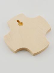 Croix Enfant en Bois - Poisson Chrétien Ichtus