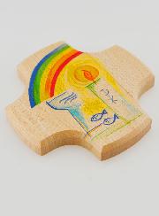 Croix Enfant en Bois d'Erable - Mon Baptême