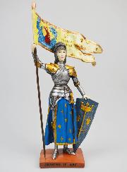 Statue Sainte Jeanne d'Arc Polychromée - 20 cm