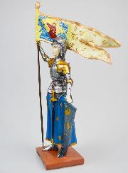 Statue Sainte Jeanne d'Arc Polychromée - 20 cm