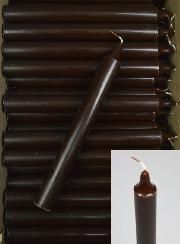 Carton 48 Cierges Teintées Masse Couleur Chocolat - Marron
