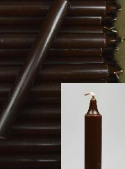 Carton 48 Cierges Teintées Masse Couleur Chocolat - Marron