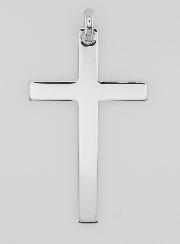 Pendentif Grande Croix en Argent 925/1000 - 50 mm