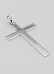 Pendentif Grande Croix en Argent 925/1000 - 50 mm