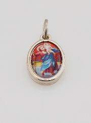 Médaille Saint Christophe Argentée - 14 mm