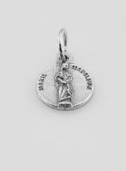 Médaille Sainte Marie-Madeleine en Métal Argenté - 10 mm