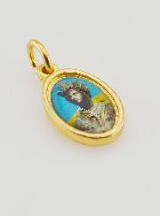 Médaille Notre Dame de la Salette Dorée - 14 mm