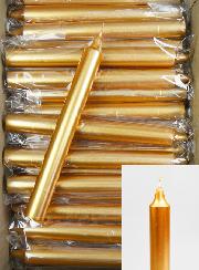 Carton 130 Bougies Cierges Or