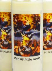 Lot de 3 Bougies de Neuvaine - Prier pour les Âmes du Purgatoire