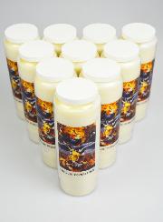 Lot 10 Bougies de Neuvaine - Prier pour les Âmes du Purgatoire
