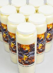Lot 10 Bougies de Neuvaine - Prier pour les Âmes du Purgatoire