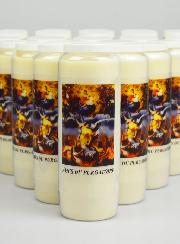 Lot de 20 Bougies de Neuvaine - Prier pour les Âmes du Purgatoire