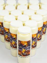 Lot de 20 Bougies de Neuvaine - Prier pour les Âmes du Purgatoire