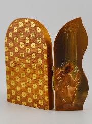 Icône Triptyque Sainte Rita de Cascia - 12 cm