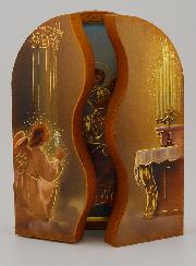 Icône Triptyque Saint Michel Archange - 12 cm