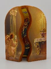 Icône Triptyque Marie qui Défait les Noeuds - 12 cm