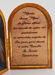 Icône Diptyque Christ de la Miséricorde Divine + Prière