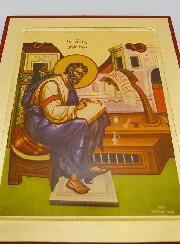 Icône Byzantine Saint Marc l'évangéliste - 30 cm