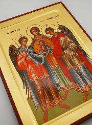 Icône Byzantine des Saints Archanges de Dieu - 30 cm