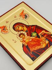 Icône Byzantine Notre Dame des Miracles - 22 cm