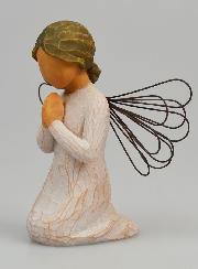 Ange Willow Tree - Ange de la Prière (Angel of Prayer) - 14 cm