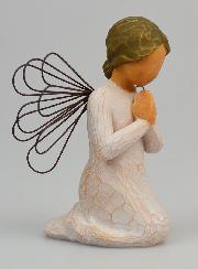 Ange Willow Tree - Ange de la Prière (Angel of Prayer) - 14 cm