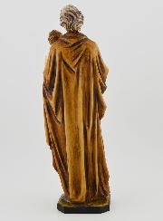 Statue de Saint Joseph Polychromée Peinte Main - 22 cm