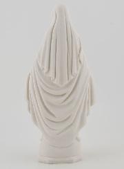 Statue Vierge Marie Miraculeuse - Résine Blanche - 14 cm