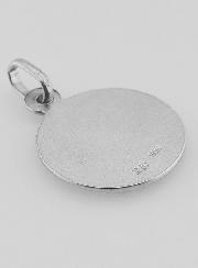 Médaille Saint Joseph à l'Enfant Jésus en Argent Massif - 19 mm