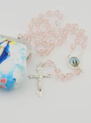 Chapelet de la Vierge Miraculeuse en Perles et sa Pochette