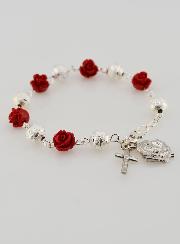 Bracelet Religieux de Sainte Thérèse Perles Sablées
