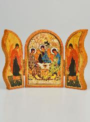 Icône Triptyque Sainte Trinité - 12 cm