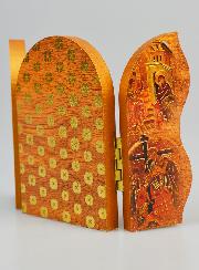 Icône Triptyque du Christ Pantocrator - 12 cm