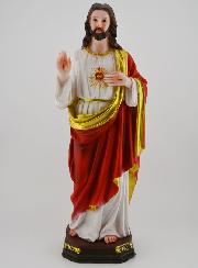 Statue Coeur Sacré de Jésus - Christ - 30 cm