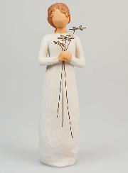 Statue Willow Tree - Sainte Vierge Marie au Bouquet - 23 cm
