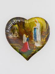 Magnet Religieux Coeur de Notre Dame de Lourdes