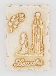Cadre Souvenir Apparitions de Notre Dame de Lourdes - 7 cm