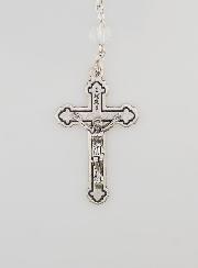 Chapelet de Lourdes - Chemin de Croix en Perles de Cristal - 70 cm